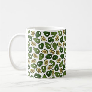 Avocado-Muster Kaffeetasse