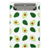 Avocado Muster Print Mini-Zwischenablage Mini Klemmbrett (Vorderseite)