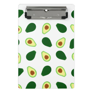 Avocado Muster Print Mini-Zwischenablage Mini Klemmbrett