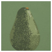Avocado-Muster Stoff (Nahaufnahme)
