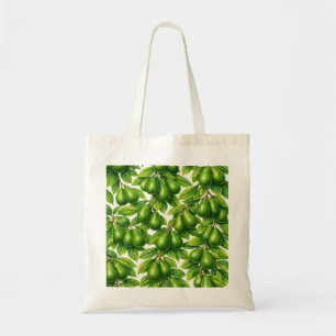 Avocado-Muster Tragetasche