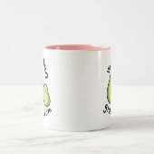 Avocado - Muttertags-Dankeschön-Geschenk Zweifarbige Tasse (Mittel)