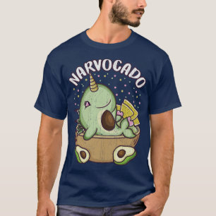 Avocado Narwhal Narvocado Funny Niedlich Food T-Shirt