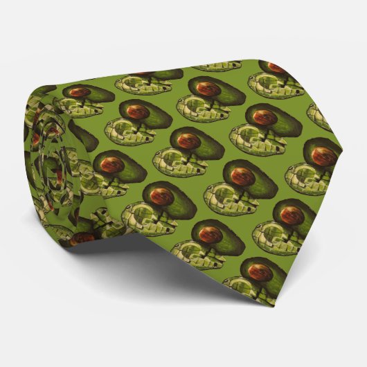 Avocado Neck Tie Krawatte (Gerollt)