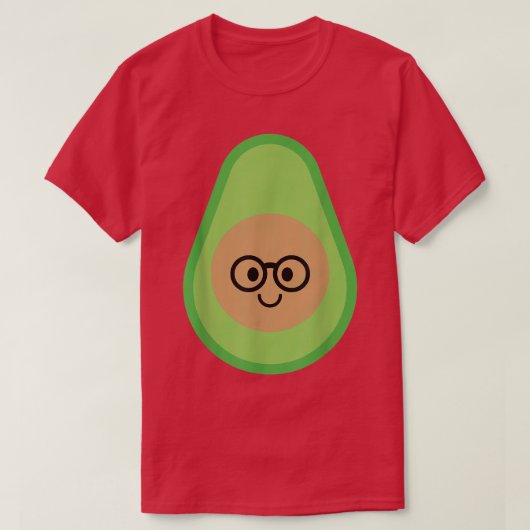 Avocado Nerdy T-Shirt (Design vorne)