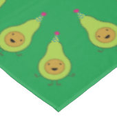 Avocado Niedlich Erster Geburtstag Tischtuch Tischdecke (Schrägansicht)