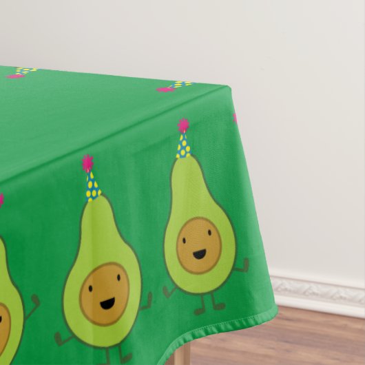 Avocado Niedlich Erster Geburtstag Tischtuch Tischdecke (Beispiel)