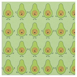 Avocado Niedlich Kids Cartoon Stoff