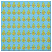 Avocado Niedlich Kids Cartoon Stoff (Muster)