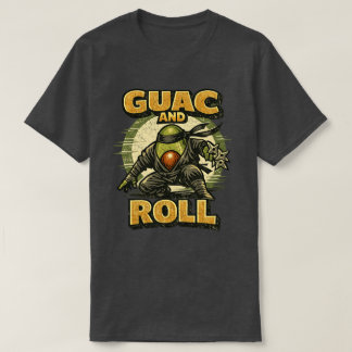 Avocado Ninja – GUAC UND ROLL Held  T-Shirt