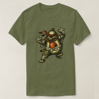 Avocado Ninja — Lustiger Fruchtkrieger Retro-Japan T-Shirt