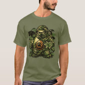 Avocado Ninja — Schatten des Dschungels  T-Shirt (Vorderseite)