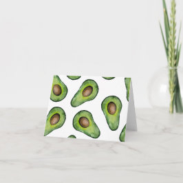 Avocado Note Card Karte