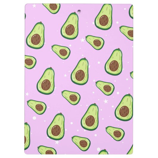 Avocado-Notebook Klemmbrett (Rückseite)