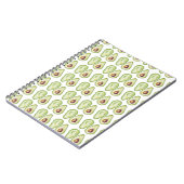 Avocado-Notebook Notizblock (Linke Seite)