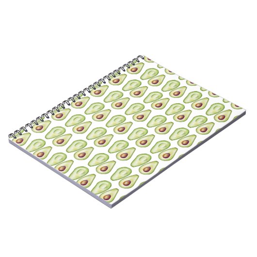 Avocado-Notebook Notizblock (Linke Seite)