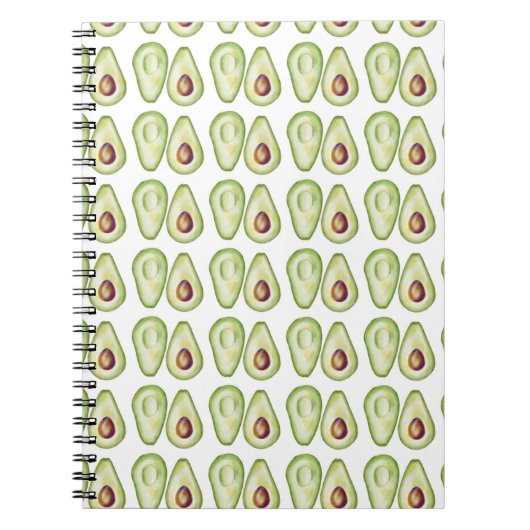 Avocado-Notebook Notizblock (Vorderseite)