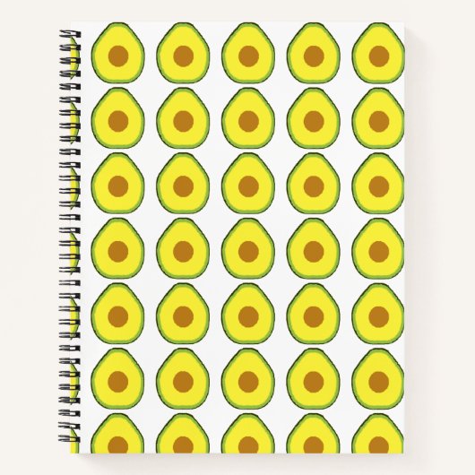 Avocado Notizblock (Vorderseite)