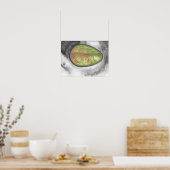 Avocado - Ölpastellöl - Stillleben Leinwand- Poster (Küche)