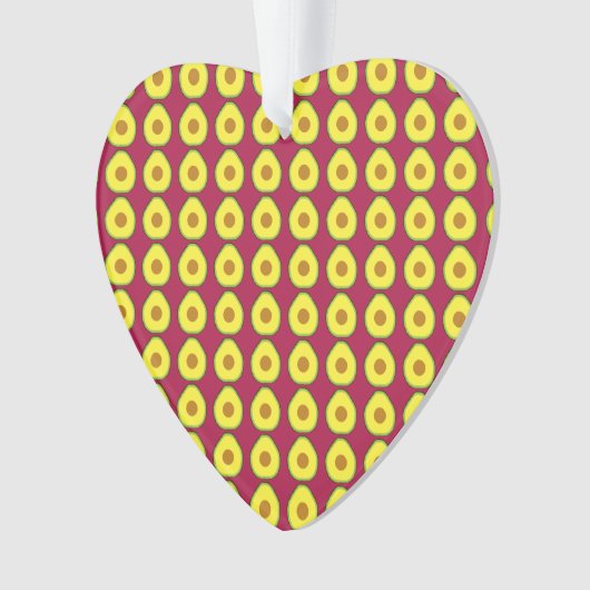 Avocado Ornament (Vorderseite)