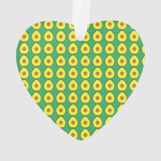 Avocado Ornament (Rückseite)