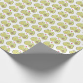 Avocado-Packpapier Geschenkpapier (Ecke)