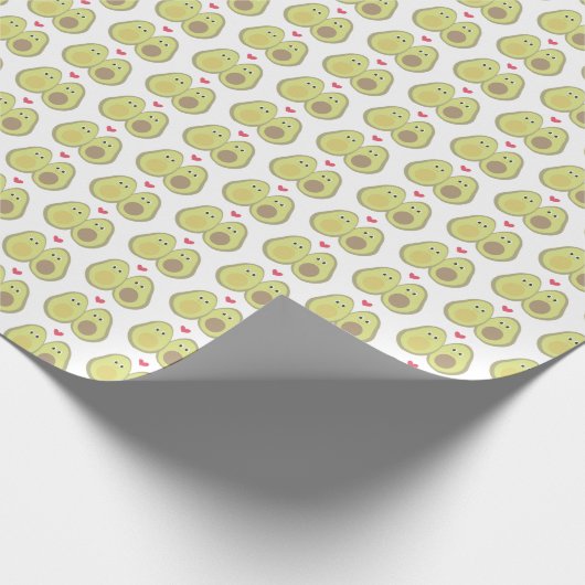 Avocado-Packpapier Geschenkpapier (Ecke)