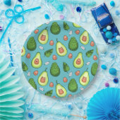 Avocado Papierplatte Pappteller (Party)