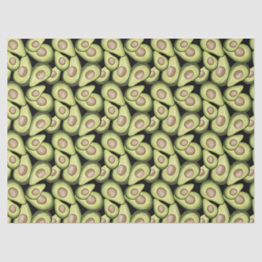"Avocado" - Papiertücher Seidenpapier (Vorderseite)