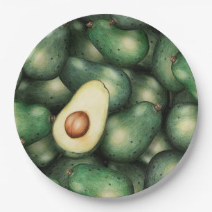 Avocado Pappteller