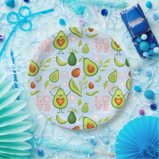 Avocado Pappteller (Party)
