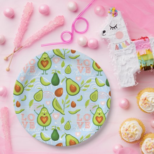 Avocado Pappteller (Party)