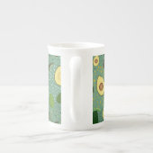 Avocado Party Pattern Porzellantasse (Rückseite)