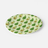 Avocado-Party-Teller 7" Pappteller (Schrägansicht)
