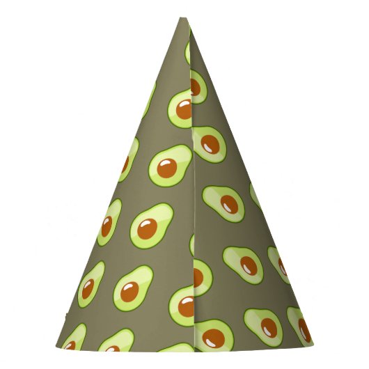 Avocado Partyhütchen (Rückseite)