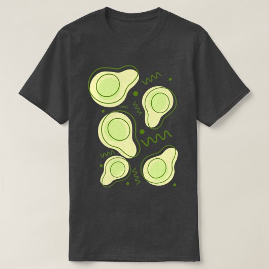 Avocado Pattern 9 2 T-Shirt (Design vorne)