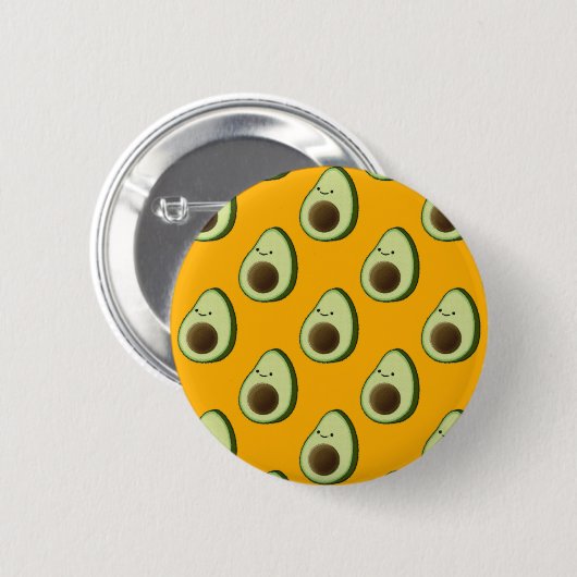 Avocado Pattern Button (Vorne & Hinten)