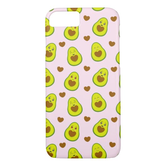 Avocado Pattern Case-Mate iPhone Hülle (Rückseite)