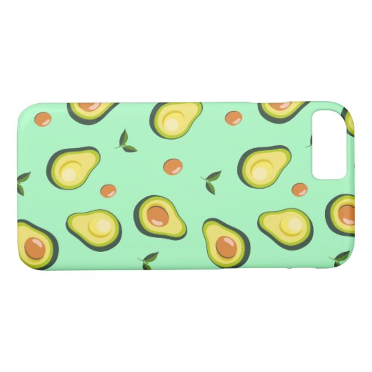 Avocado Pattern Case-Mate iPhone Hülle (Rückseite (Horizontal))