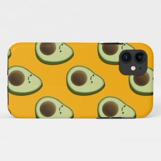 Avocado Pattern Case-Mate iPhone Hülle (Rückseite (Horizontal))
