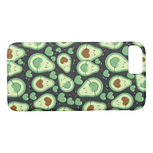 Avocado Pattern Case-Mate iPhone Hülle (Rückseite (Horizontal))