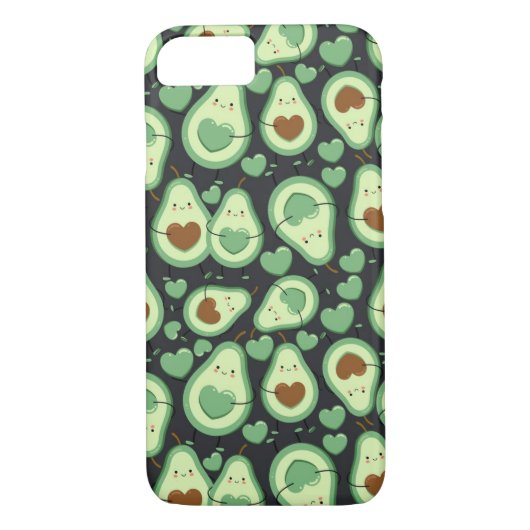 Avocado Pattern Case-Mate iPhone Hülle (Rückseite)