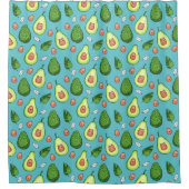 Avocado Pattern Duschvorhang (Vorderseite)