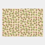 Avocado Pattern Geschenkpapier Set (Vorderseite 2)