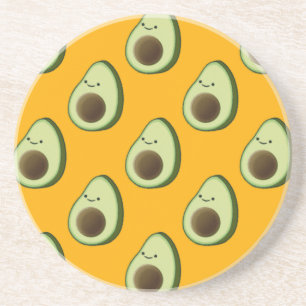Avocado Pattern Getränkeuntersetzer