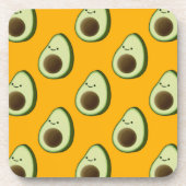 Avocado Pattern Getränkeuntersetzer (Vorderseite)