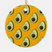 Avocado Pattern Keramikornament (Vorne)