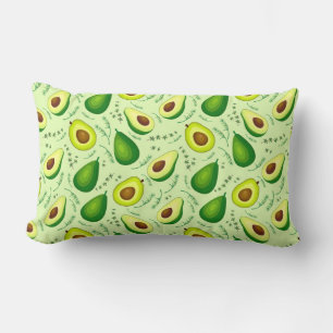 Avocado Pattern Lendenkissen