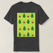 Avocado pattern lime T-Shirt (Design vorne)