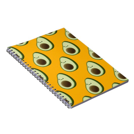 Avocado Pattern Notizblock (Rechte Seite)